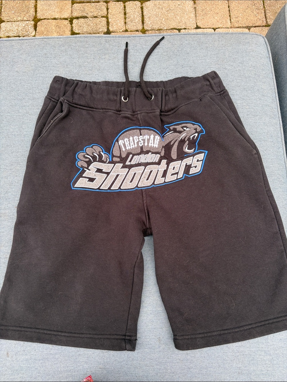 Trapstar Black Fleece Drawstring Sweatshorts